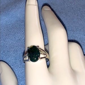 Natural Stone Stainless Steel Ring